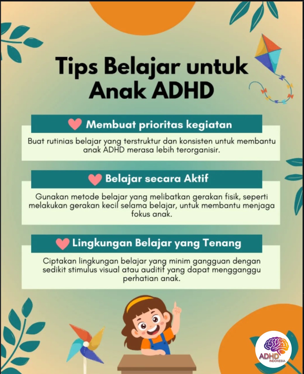 Strategi Belajar yang Cocok untuk Anak ADHD di Kabupaten Pemalang